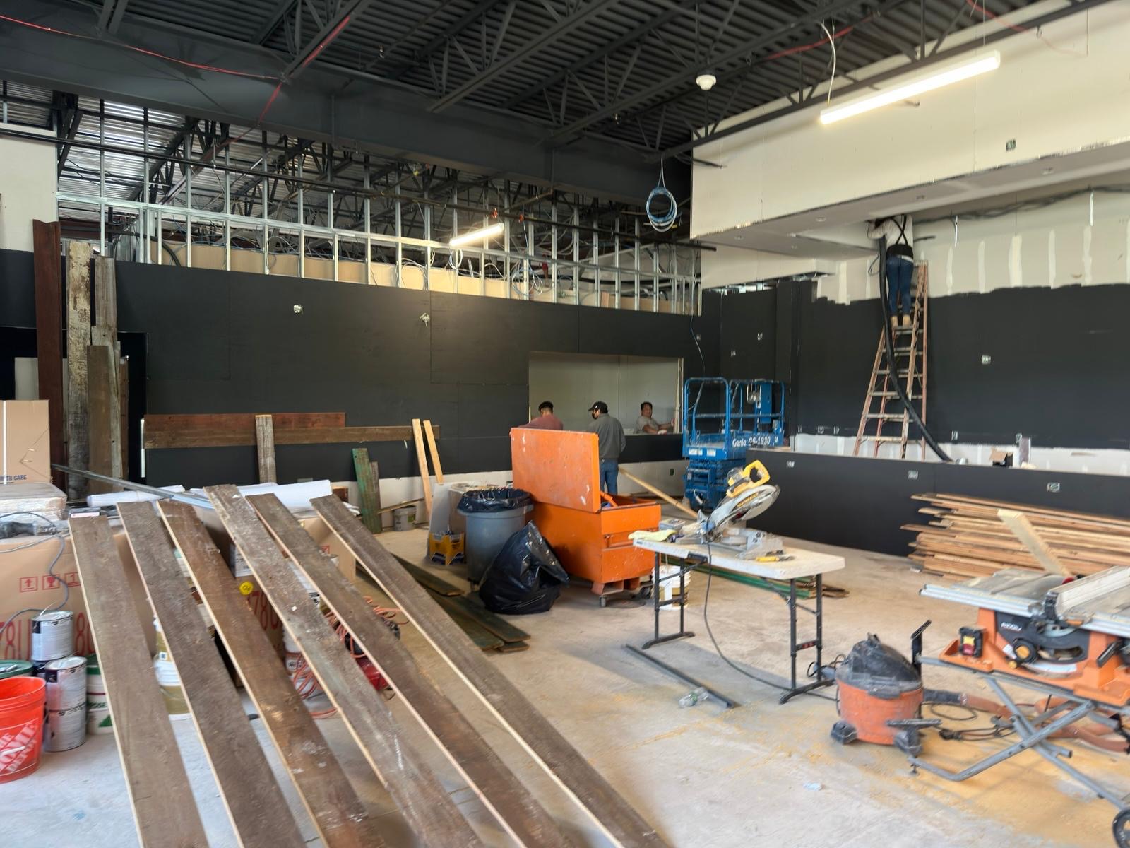 Restaurant bar and seating — contemporary fit-out
